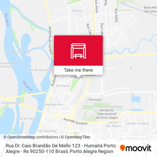 Rua Dr. Caio Brandão De Mello 123 - Humaitá Porto Alegre - Rs 90250-110 Brasil map