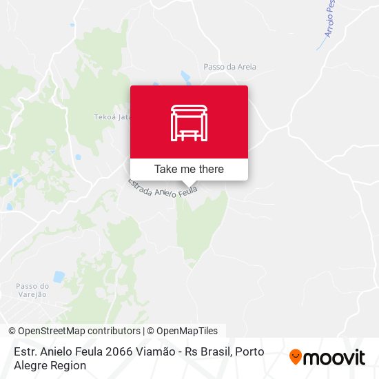 Estr. Anielo Feula 2066 Viamão - Rs Brasil map