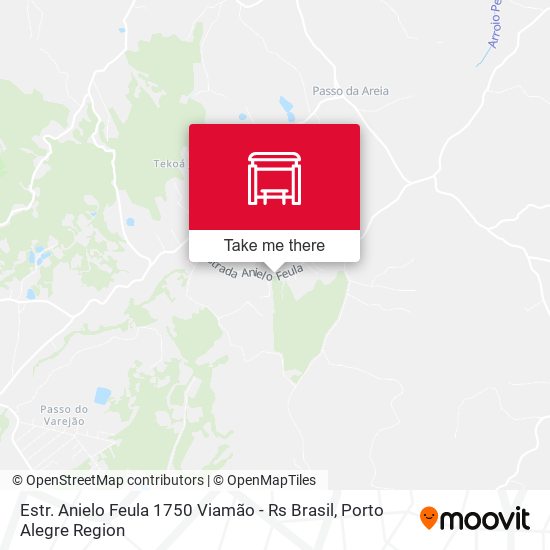 Estr. Anielo Feula 1750 Viamão - Rs Brasil map