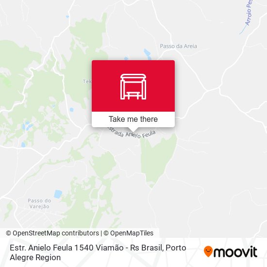 Estr. Anielo Feula 1540 Viamão - Rs Brasil map