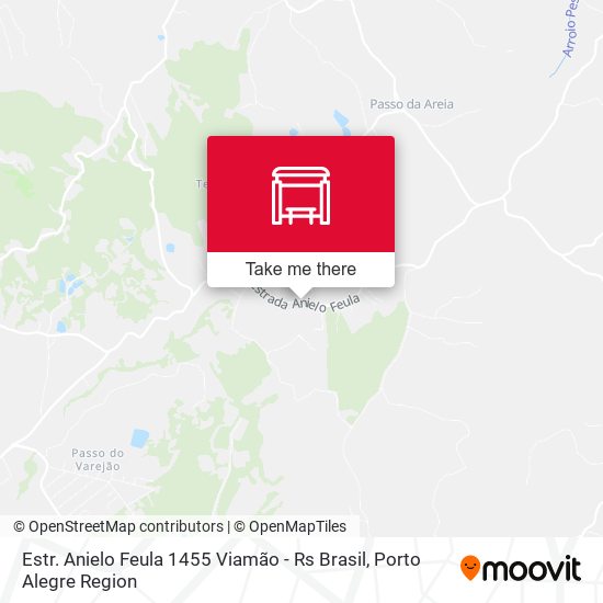 Estr. Anielo Feula 1455 Viamão - Rs Brasil map