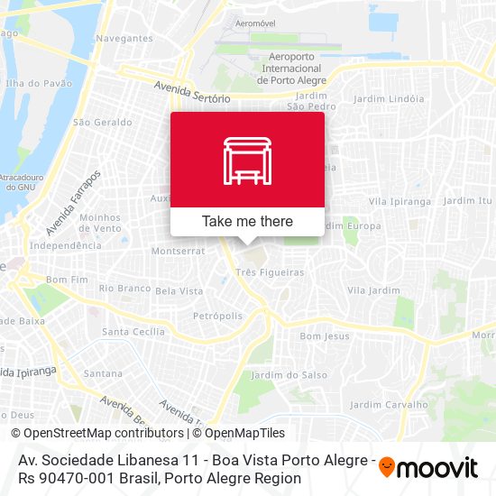 Av. Sociedade Libanesa 11 - Boa Vista Porto Alegre - Rs 90470-001 Brasil map