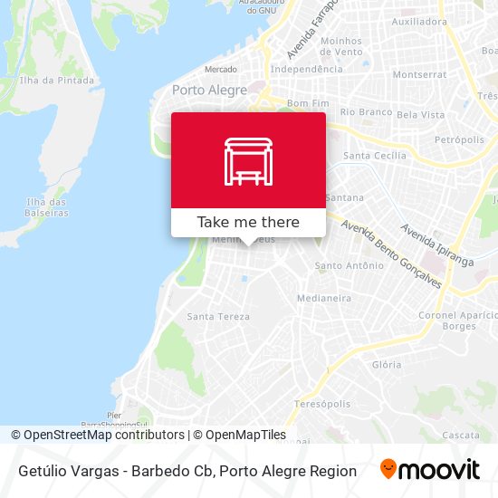 Getúlio Vargas - Barbedo Cb map