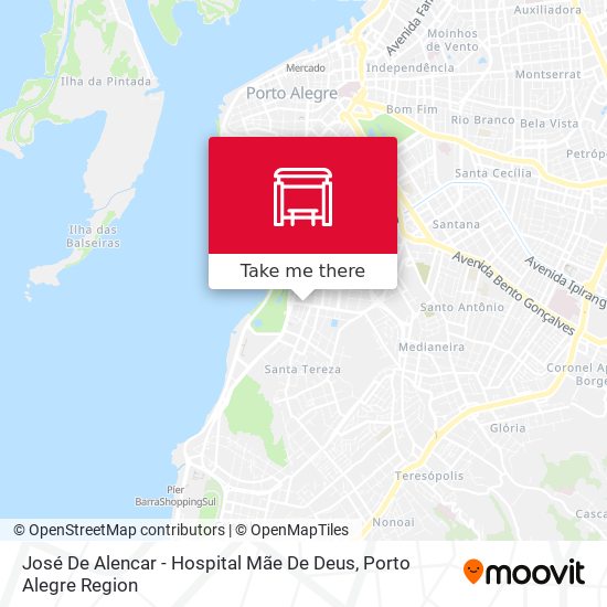 Mapa José De Alencar - Hospital Mãe De Deus