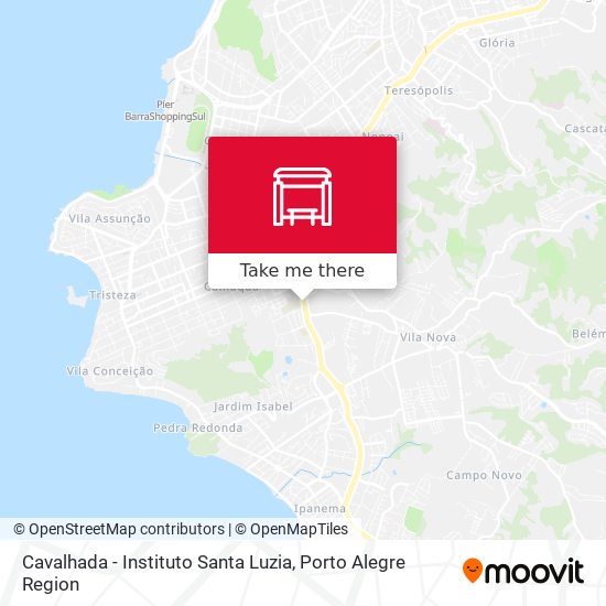 Cavalhada - Instituto Santa Luzia map