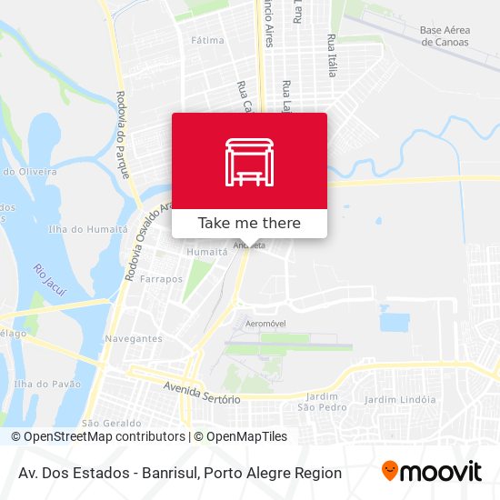 Av. Dos Estados - Banrisul map