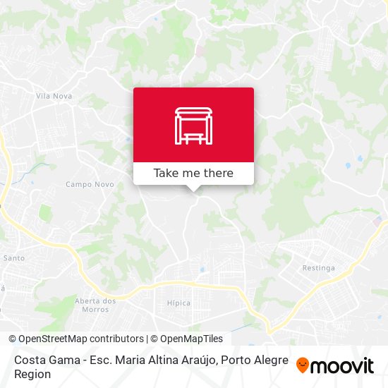 Costa Gama - Esc. Maria Altina Araújo map