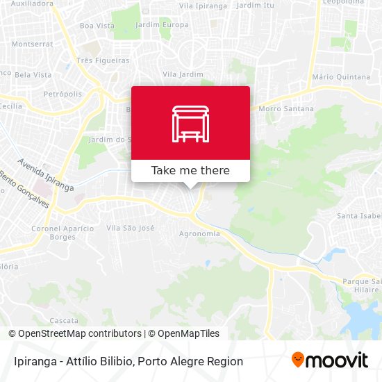 Ipiranga - Attílio Bilibio map