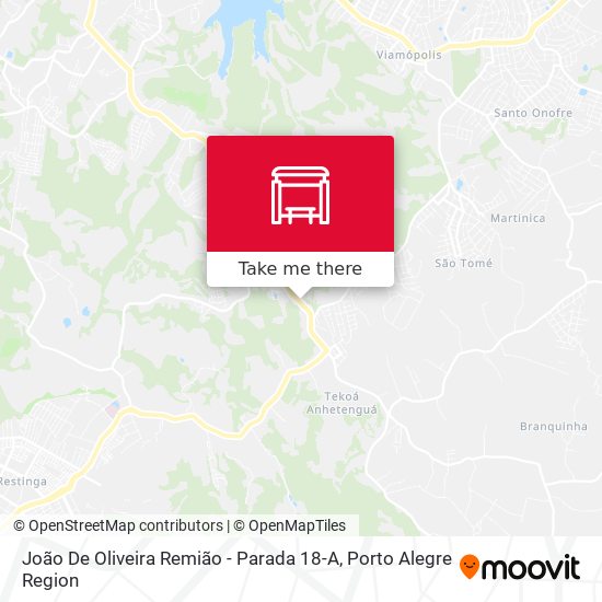 Mapa João De Oliveira Remião - Parada 18-A