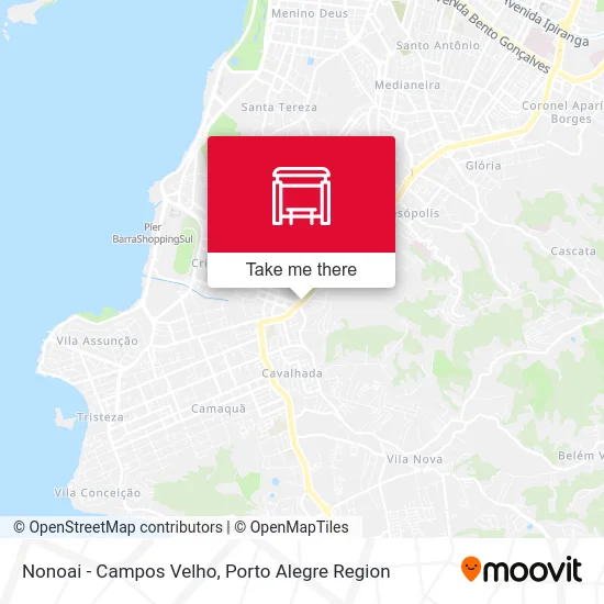 Nonoai - Campos Velho map