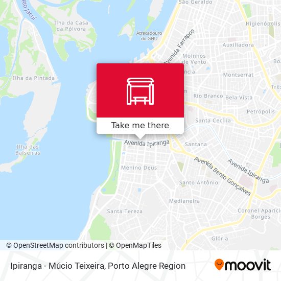 Ipiranga - Múcio Teixeira map