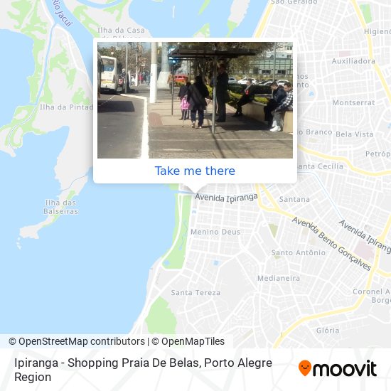 Mapa Ipiranga - Shopping Praia De Belas
