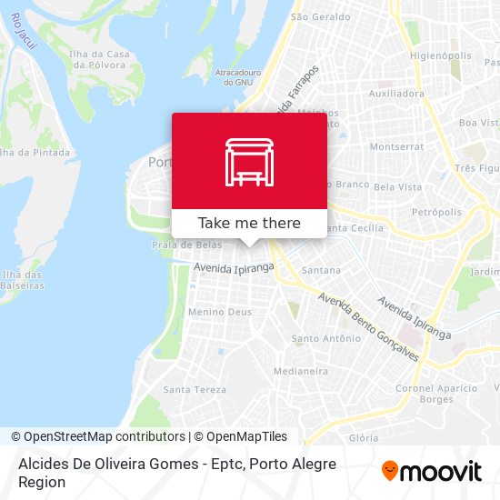 Alcides De Oliveira Gomes - Eptc map
