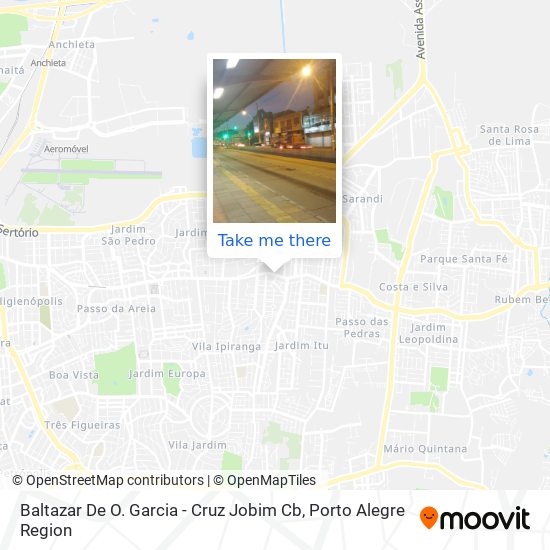 Baltazar De O. Garcia - Cruz Jobim Cb map