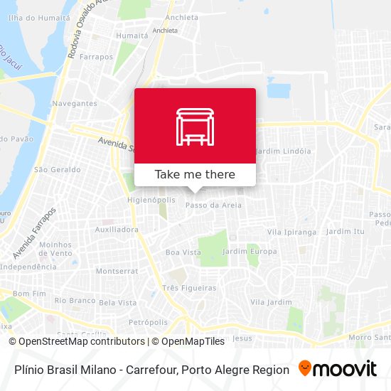 Mapa Plínio Brasil Milano - Carrefour