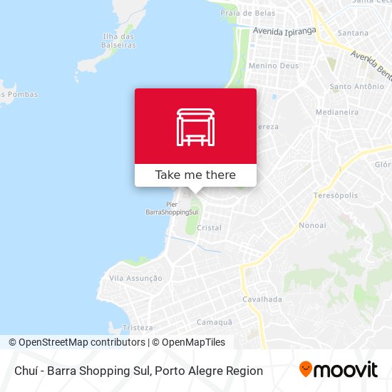 Mapa Chuí - Barra Shopping Sul