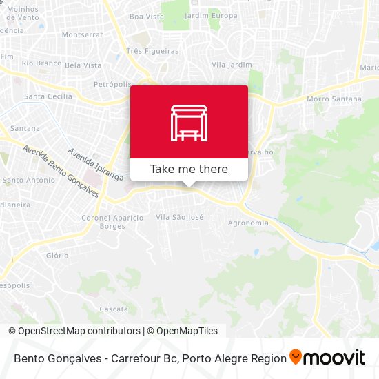 Mapa Bento Gonçalves - Carrefour Bc