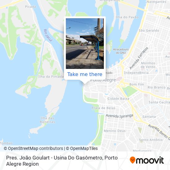 Pres. João Goulart - Usina Do Gasômetro map