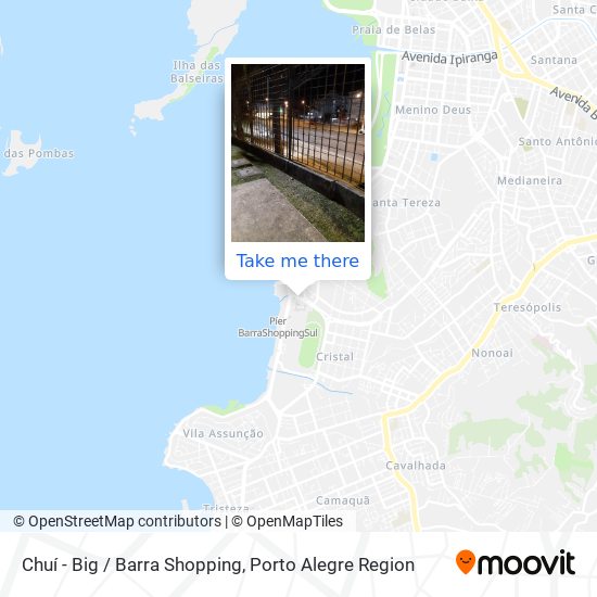 Chuí - Big / Barra Shopping map