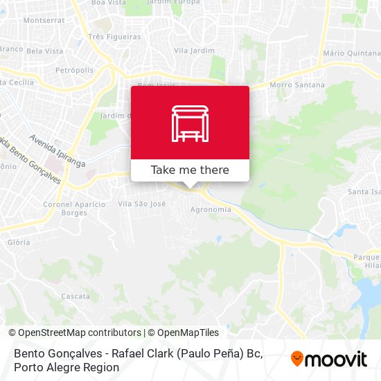 Bento Gonçalves - Rafael Clark (Paulo Peña) Bc map