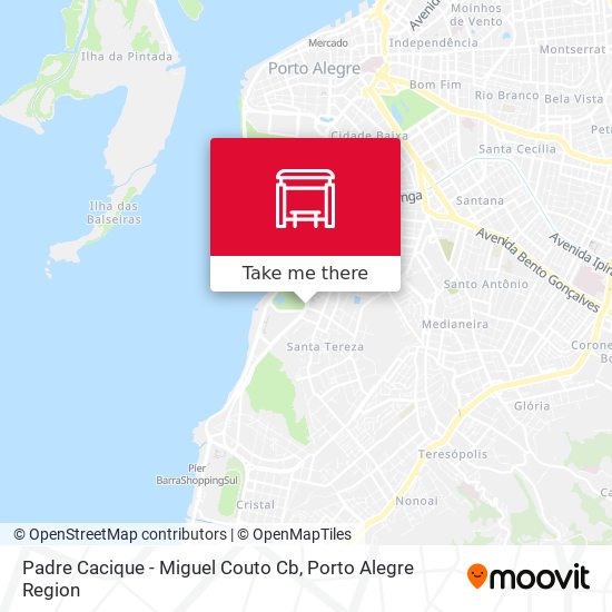 Padre Cacique - Miguel Couto Cb map