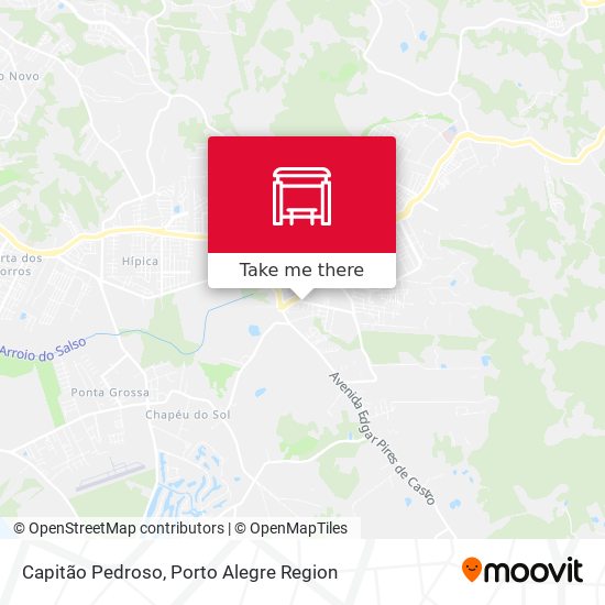 Capitão Pedroso map