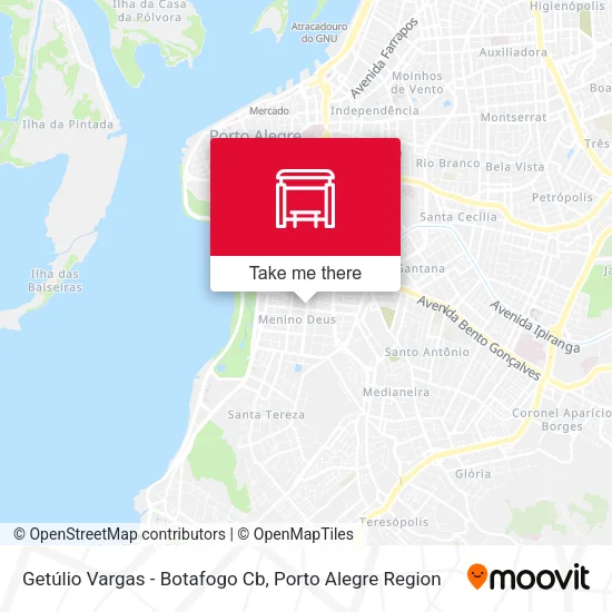 Getúlio Vargas - Botafogo Cb map