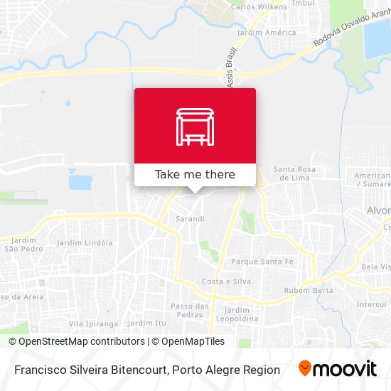 Francisco Silveira Bitencourt map