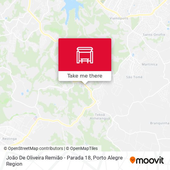 João De Oliveira Remião - Parada 18 map