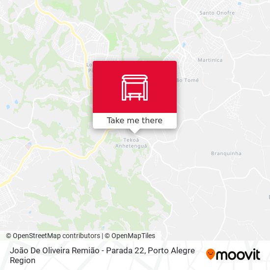 João De Oliveira Remião - Parada 22 map