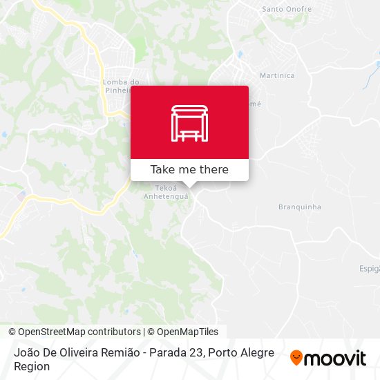 Mapa João De Oliveira Remião - Parada 23