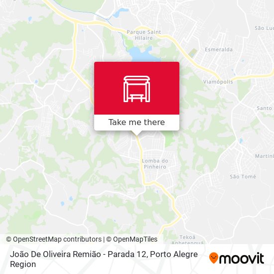 Mapa João De Oliveira Remião - Parada 12