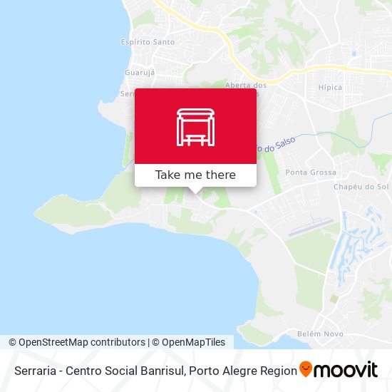 Serraria - Centro Social Banrisul map