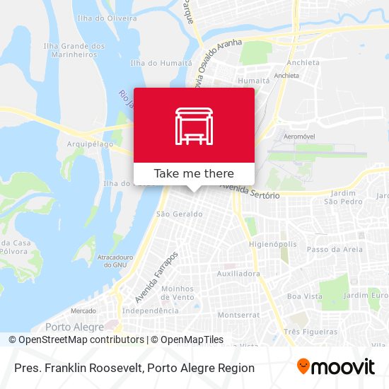 Pres. Franklin Roosevelt map