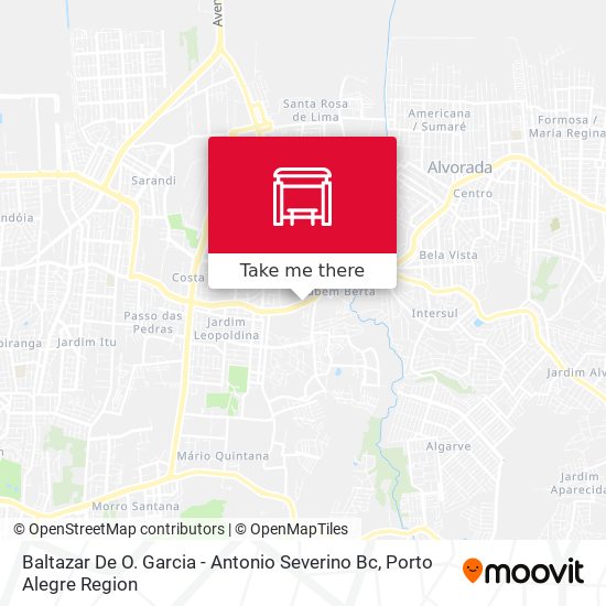 Baltazar De O. Garcia - Antonio Severino Bc map