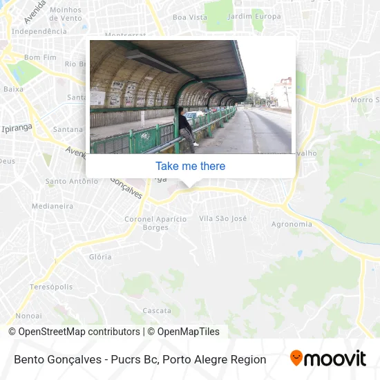 Bento Gonçalves - Pucrs Bc map