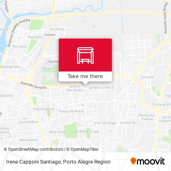 Irene Capponi Santiago map