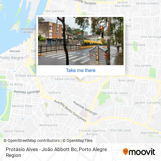 Protásio Alves - João Abbott Bc map