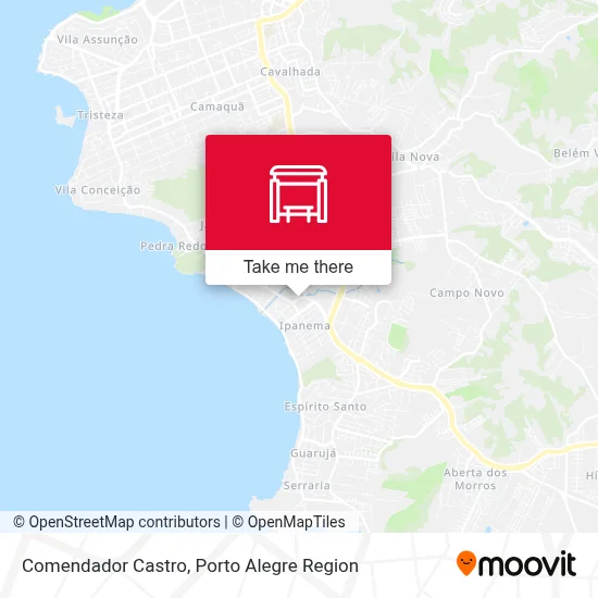 Comendador Castro map