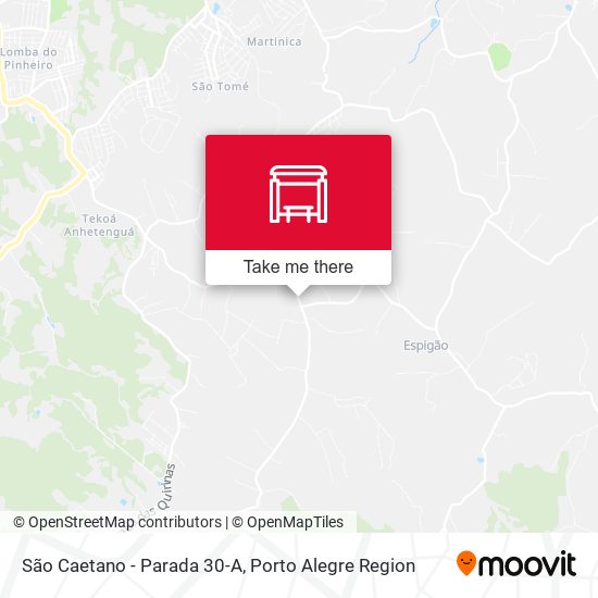São Caetano - Parada 30-A map
