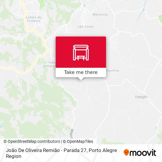 Mapa João De Oliveira Remião - Parada 27