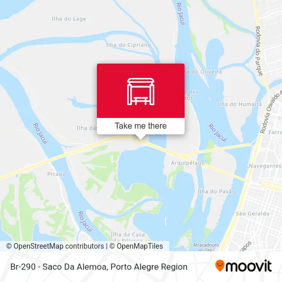 Br-290 - Saco Da Alemoa map