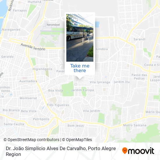 Dr. João Simplício Alves De Carvalho map