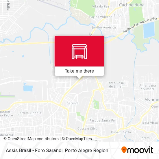 Assis Brasil - Foro Sarandi map
