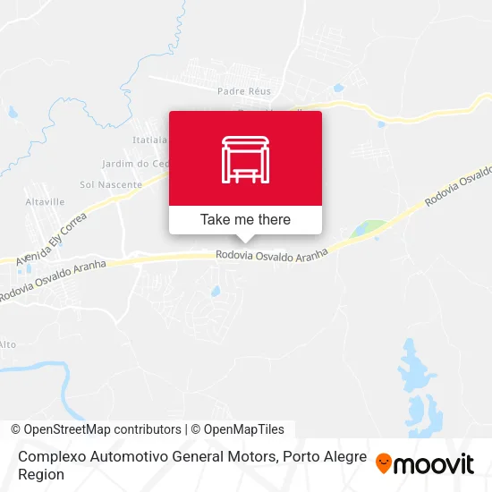 Complexo Automotivo General Motors map