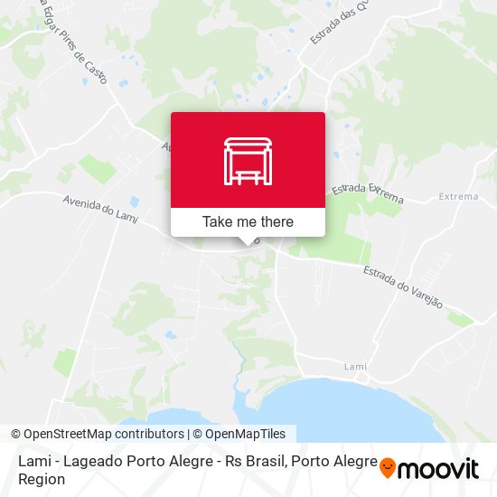 Lami - Lageado Porto Alegre - Rs Brasil map
