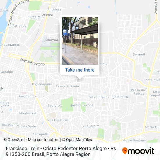 Mapa Francisco Trein - Cristo Redentor Porto Alegre - Rs 91350-200 Brasil