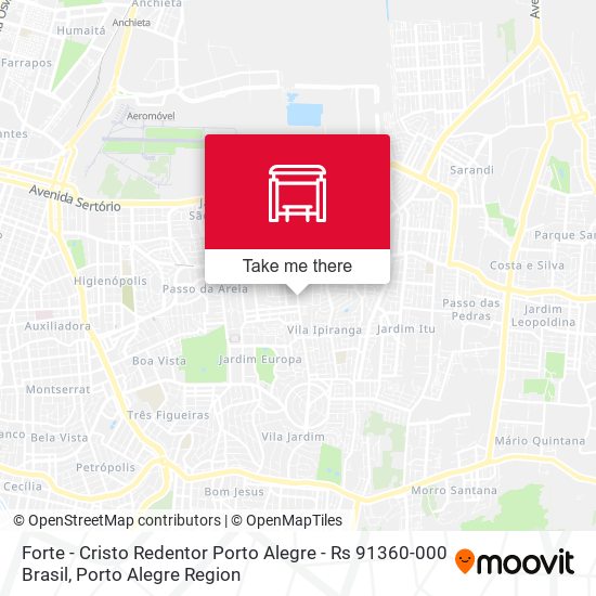 Mapa Forte - Cristo Redentor Porto Alegre - Rs 91360-000 Brasil