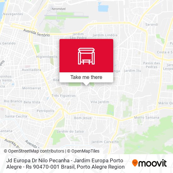 Mapa Jd Europa Dr Nilo Pecanha - Jardim Europa Porto Alegre - Rs 90470-001 Brasil