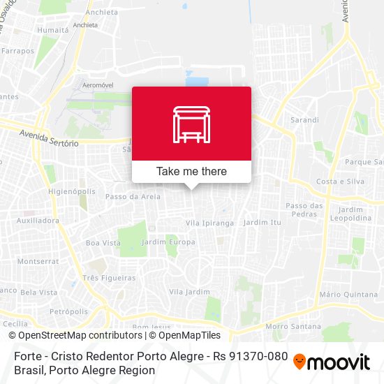 Mapa Forte - Cristo Redentor Porto Alegre - Rs 91370-080 Brasil